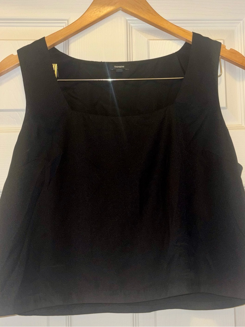 Express Black Square-Neck Sleeveless Camisole